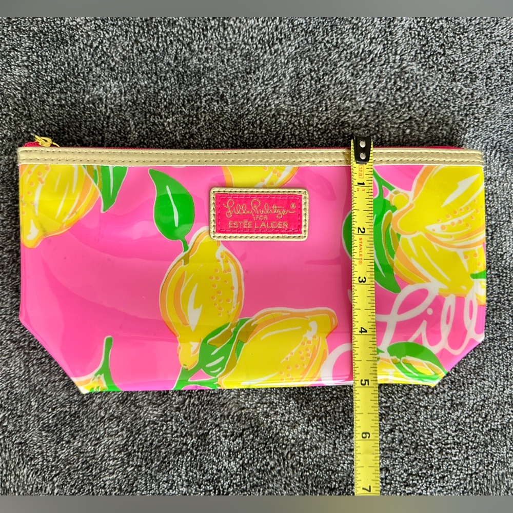 Lilly Pulitzer Pink Lemon Cosmetic Case - Picture 3 of 6